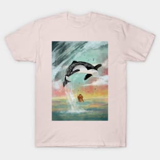 Whale and the Otter T-Shirt